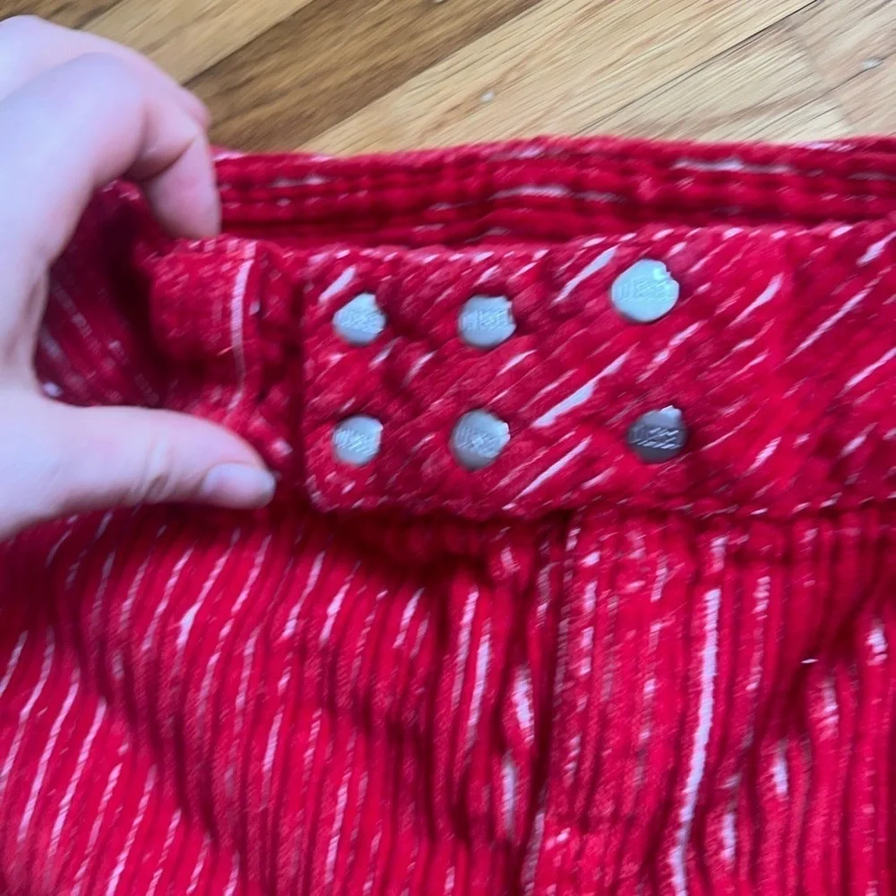 Diesel Kids Red Corduroy Skirt, size 8